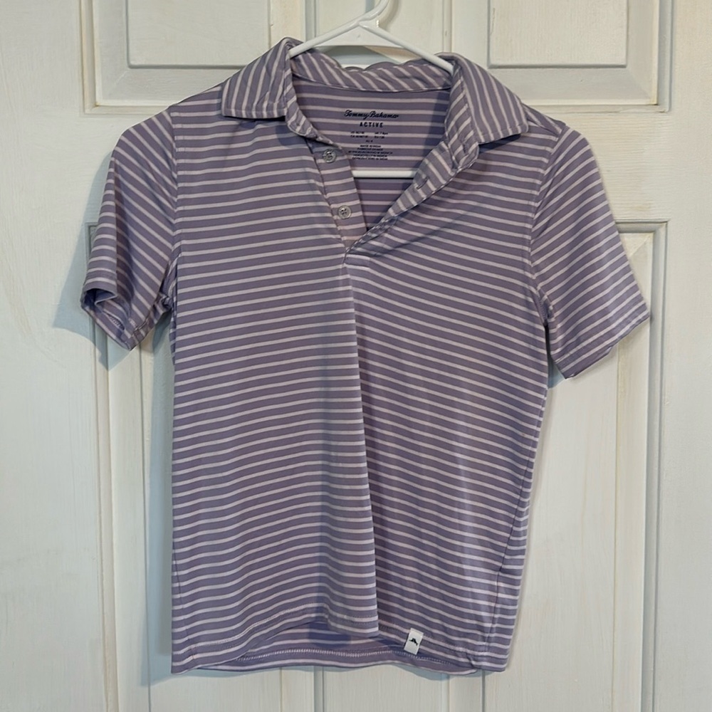 Tommy Bahama Youth Medium Purple Polo